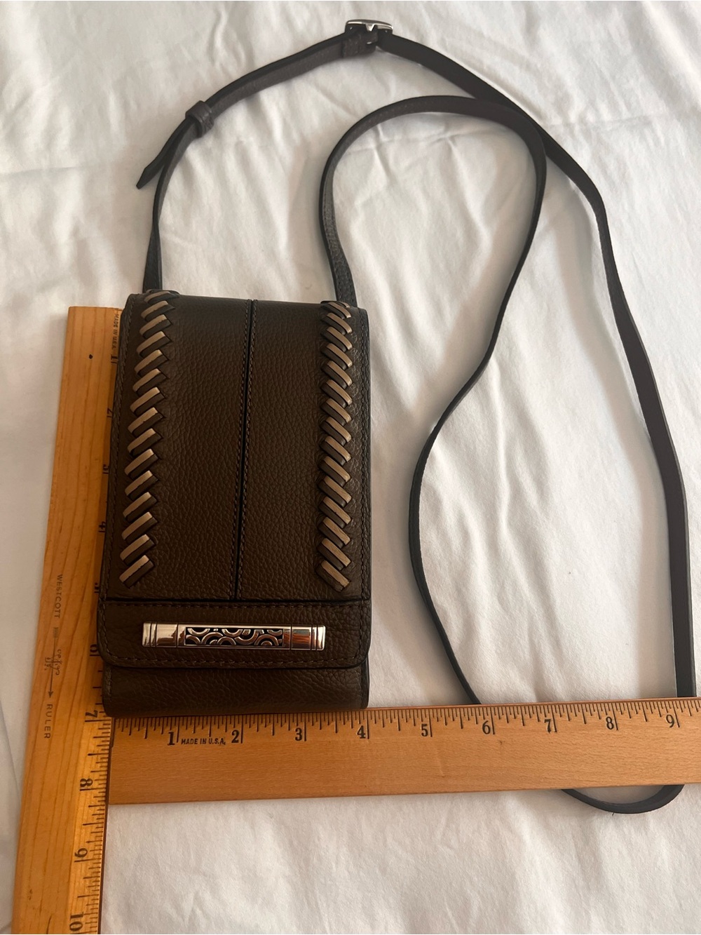 Brighton Gray Crossbody Bag